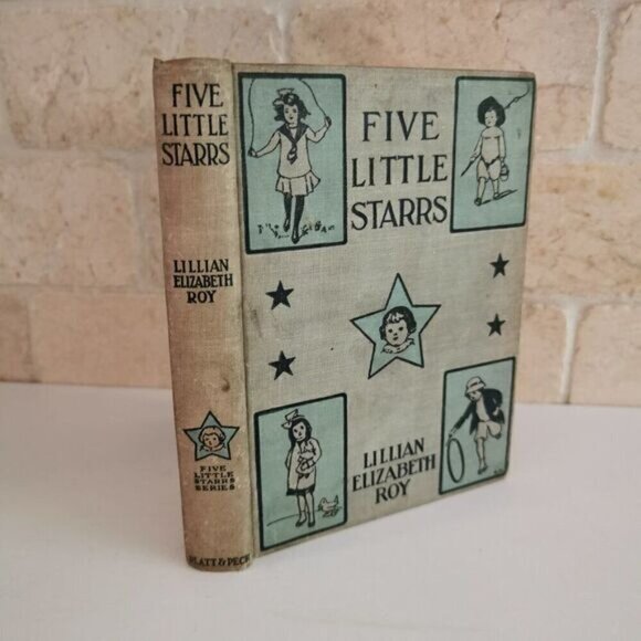 1913 Five Little Starrs Book Lillian Elizabeth Roy CONDITION Antique Kids Story - Picture 3 of 9